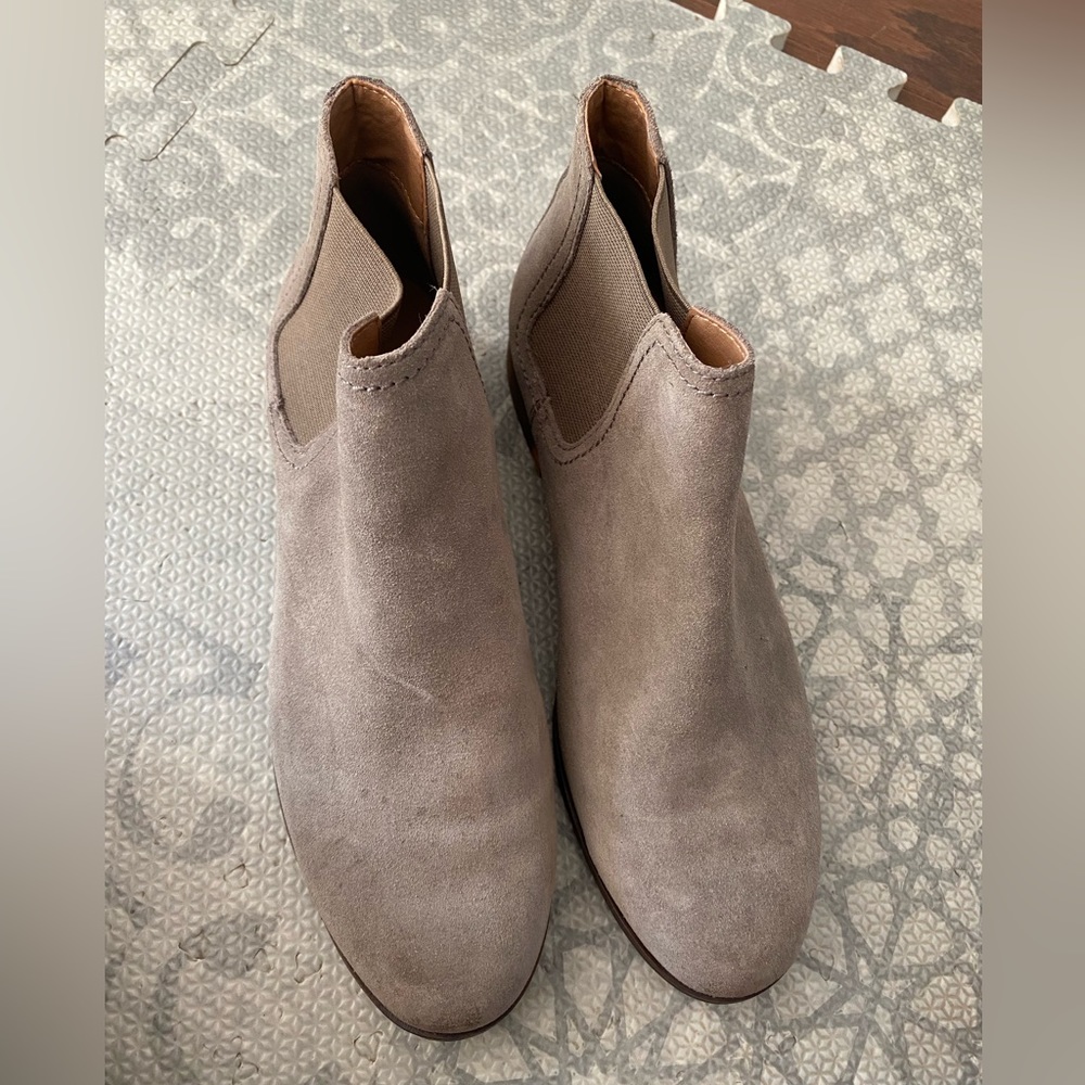 Frye booties - low heel super comfy. Barely worn. Size 6.5